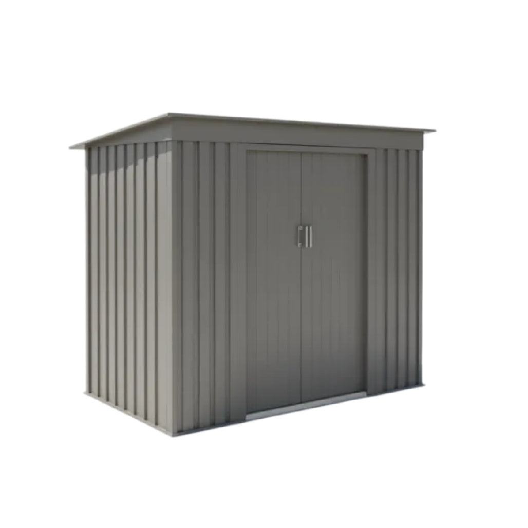 金属製の収納小屋 - ガーデニング用具の収納に適した - 耐久性のあるスチール - 200 x 100 x 180